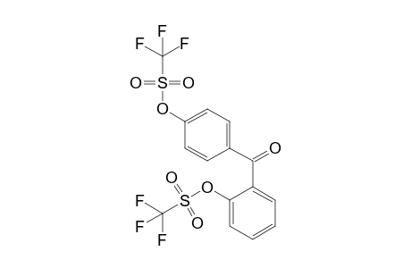 2-[4-(Trifluoromethanesulfonyloxy)benzoyl]phenyl Trifluoromethanesulfonate