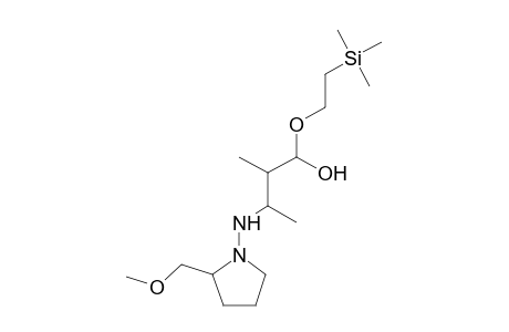 3-(2-METHOXYMETHYLPYRROLIDIN-1-YLIMINO)-2-METHYL-BUTYRIC ACID 2-TRIMETHYLSILANYL ETHYL ESTER