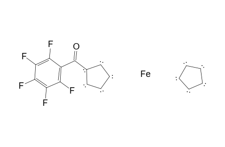 Ferrocene, (pentafluorobenzoyl)-