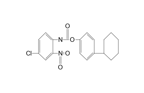 4-chloro-2-nitrocarbanilic acid, p-cyclohexylphenyl ester