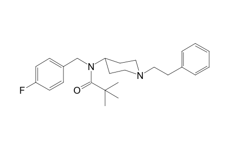 N-(4-Fluorobenzyl)-N-(1-(2-phenylethyl)-4-piperidyl)trimethylacetamide