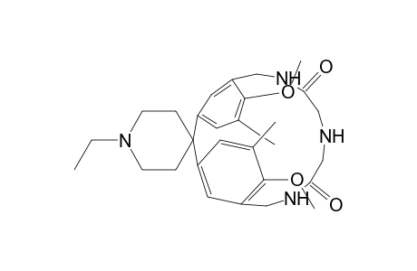 Spiro[piperidine-4,2'-[9,12,15]triazatricyclo[15.3.1.13,7]docosa[1(21),3,5,7(22),17,19]hexaene]-10',14'-dione, 1-ethyl-6',18'-dimethoxy-5',19'-dimethyl-