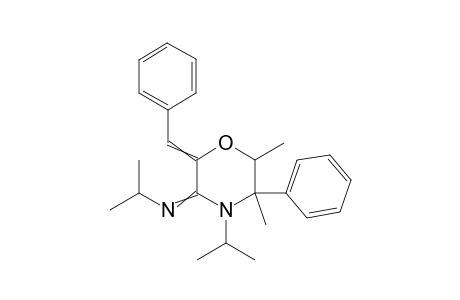 2-Benzylidene-N,4-diisopropyl-5,6-dimethyl-5-phenylmorpholin-3-imine