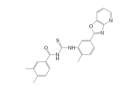 thiourea, N-(3,4-dimethylbenzoyl)-N'-(2-methyl-5-oxazolo[4,5-b]pyridin-2-ylphenyl)-