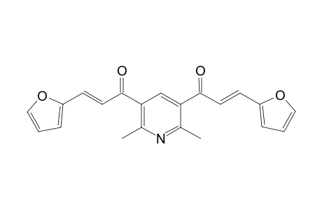 3,5-bis[2'-(2"-Furyl))ethenylcarbonyl]-2,6-dimethylpyridine