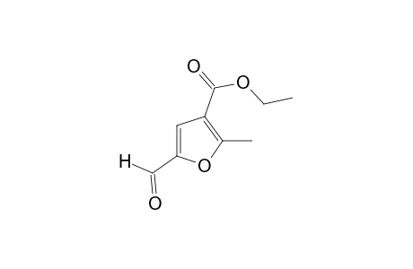 5-formyl-2-methyl-3-furoic acid, ethyl ester