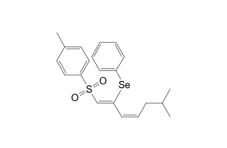 (Z)-6-methyl-2-(phenylseleno)-1-(p-toluenesulfonyl)-1,3-heptadiene