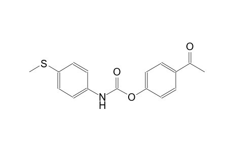 (4-Methylsulfanylphenyl)carbamic acid, 4-acetylphenyl ester