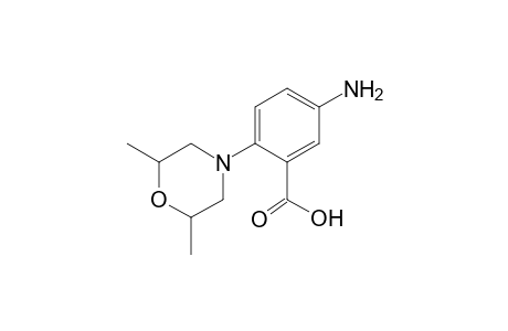 Benzoic acid, 3-amino-6-(2,6-dimethyl-4-morpholinyl)-