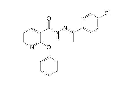 (1-(4-Chlorophenyl)ethylidene)-2-phenoxynicotinic acid hydrazide