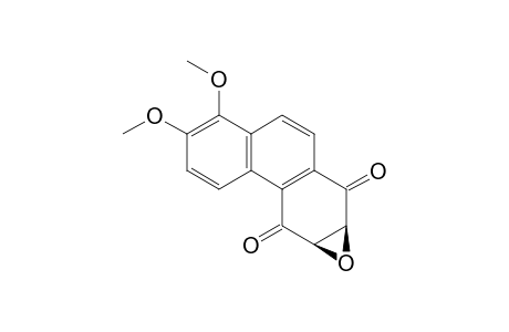 cis-2,3-Epoxy-2,3-dihydro-7,8-dimethoxy-1,4-phenanthrenequinone