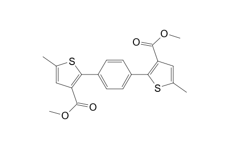 3-Thiophenecarboxylic acid, 2,2'-(1,4-phenylene)bis[5-methyl-, dimethyl ester