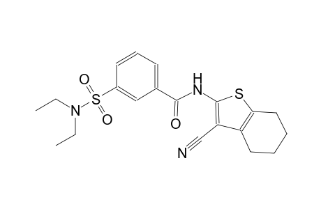 benzamide, N-(3-cyano-4,5,6,7-tetrahydrobenzo[b]thien-2-yl)-3-[(diethylamino)sulfonyl]-