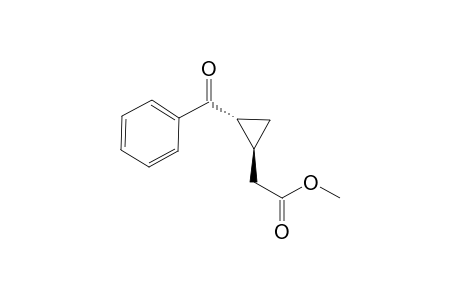 (1S,2R)-(+-)-Methyl 2-(2-benzoylcyclopropyl)acetate