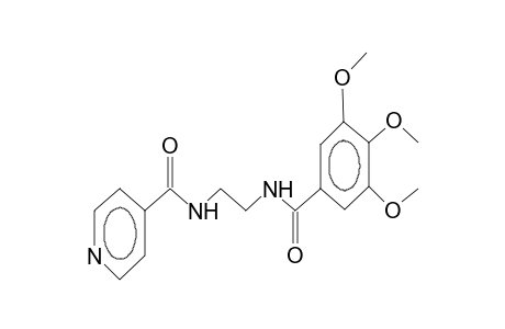 N-[2-(3,4,5-trimethoxybenzoylamino)ethyl]pyridine-4-carboxamide