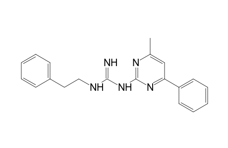 1-(4-methyl-6-phenyl-2-pyrimidinyl)-3-phenethylguanidine