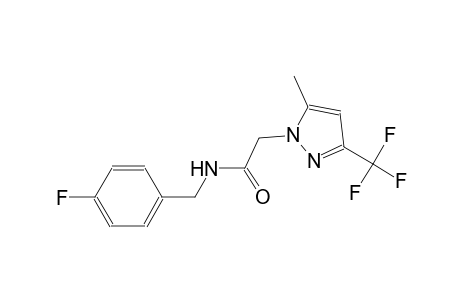 N-(4-fluorobenzyl)-2-[5-methyl-3-(trifluoromethyl)-1H-pyrazol-1-yl]acetamide