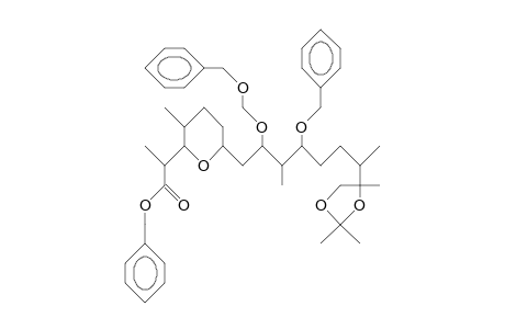 6R-(3R-Methyl-7S-(2,2,4-trime-1,3-dioxolan-2-yl)-4R-boxy-2R-bometh-oxy-octyl).alpha.(R),3S-dime-th-2S-pyranyl-acetic acid