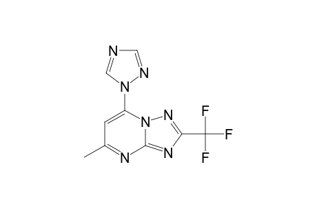 5-METHYL-7-(1H-1,2,4-TRIAZOL-1-YL)-2-(TRIFLUOROMETHYL)-[1,2,4]-TRIAZOLO-[1,5-A]-PYRIMIDINE