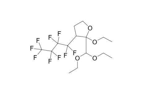 3-(Perfluorobutyl)-2-[(diethoxy)methyl]-2-ethoxy-tetrahydrofuran