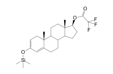 Testosterone 2-enol, O17-TFA, O3-TMS