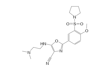 4-oxazolecarbonitrile, 5-[[2-(dimethylamino)ethyl]amino]-2-[4-methoxy-3-(1-pyrrolidinylsulfonyl)phenyl]-