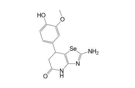 selenazolo[4,5-b]pyridin-5(4H)-one, 2-amino-6,7-dihydro-7-(4-hydroxy-3-methoxyphenyl)-