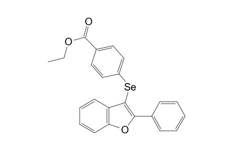 Ethyl 4-[(2-phenylbenzo[b]furan-3-yl)selanyl]benzoate