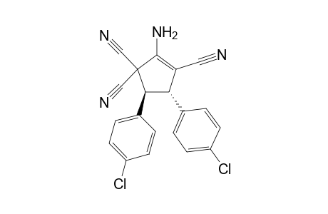 2-Amino-1,3,3-tricyano-4,5-di(4-chlorophenyl)cyclopentene