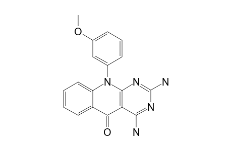 2,4-diamino-10-(3-methoxyphenyl)pyrimido[4,5-b]quinolin-5-one