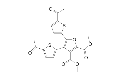 4,5-bis(5-acetyl-2-thienyl)furan-2,3-dicarboxylic acid dimethyl ester