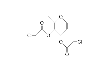 3,4-Di-(O-chloroacetyl)-L-rhamnal