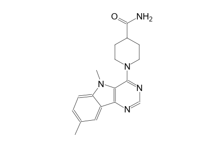 1-(5,8-dimethyl-5H-pyrimido[5,4-b]indol-4-yl)-4-piperidinecarboxamide