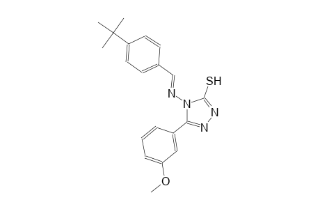 4-{[(E)-(4-tert-butylphenyl)methylidene]amino}-5-(3-methoxyphenyl)-4H-1,2,4-triazole-3-thiol