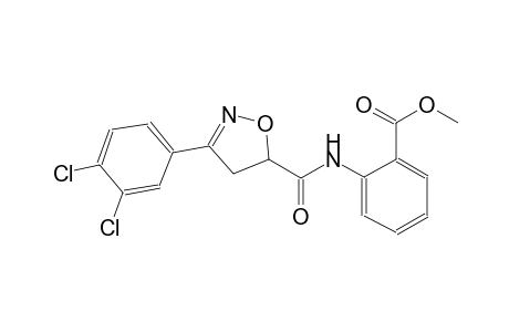 benzoic acid, 2-[[[3-(3,4-dichlorophenyl)-4,5-dihydro-5-isoxazolyl]carbonyl]amino]-, methyl ester