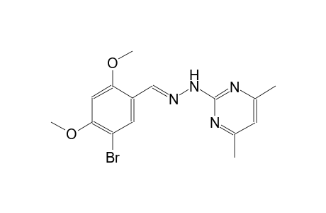 5-bromo-2,4-dimethoxybenzaldehyde (4,6-dimethyl-2-pyrimidinyl)hydrazone