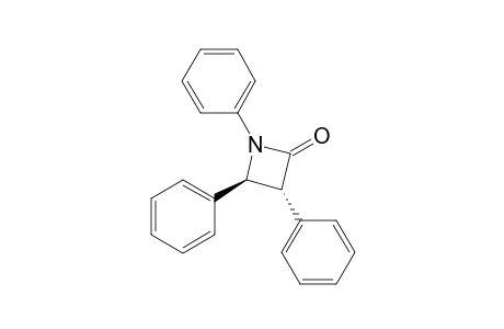 (3R,4S)-1,3,4-triphenyl-2-azetidinone