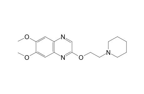 6,7-dimethoxy-2-(2-piperidinoethoxy)quinoxaline