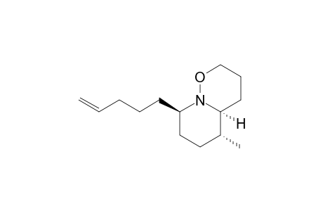 (4aS,5R,8R)-5-Methyl-8-(4-pentenyl)-2,3,4,4a,5,6,7,8-octahydropyrido[1,2-b][1,2]oxazine
