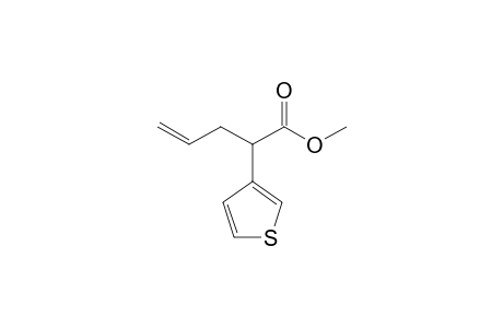 Methyl 2-(3'-thienyl)pent-4-enoate