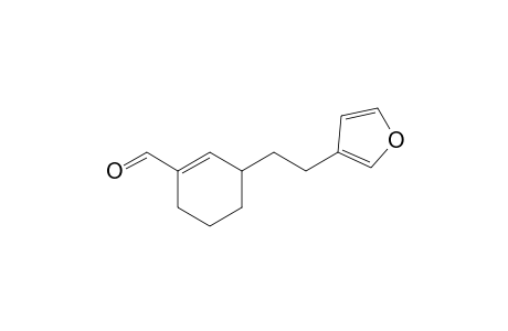 1-Cyclohexene-1-carboxaldehyde, 3-[2-(3-furanyl)ethyl]-, (.+-.)-