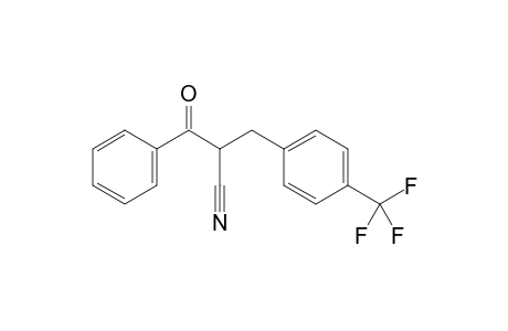 3-oxo-3-phenyl-2-(4-(trifluoromethyl)phenylmethyl)propanenitrile