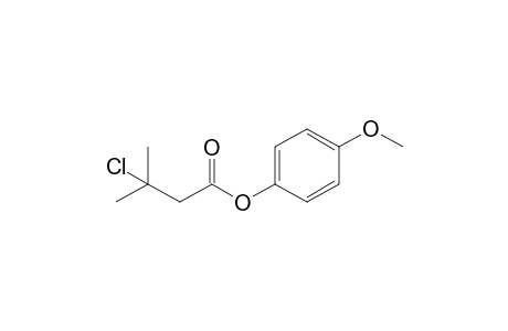 4'-Methoxyphenyl 3-chloro-3-methylbutanoate