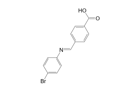 4-((E)-[(4-Bromophenyl)imino]methyl)benzoic acid