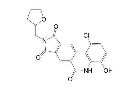 N-(5-chloro-2-hydroxyphenyl)-1,3-dioxo-2-(tetrahydro-2-furanylmethyl)-5-isoindolinecarboxamide