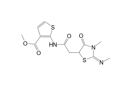 3-thiophenecarboxylic acid, 2-[[[(2E)-3-methyl-2-[(E)-methylimino]-4-oxothiazolidinyl]acetyl]amino]-, methyl ester