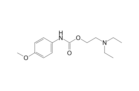 2-(diethylamino)ethanol, p-methoxycarbanilate (ester)