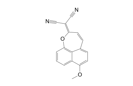 2-Dicyanomethylene-7-methoxynaphth[bc]oxepin
