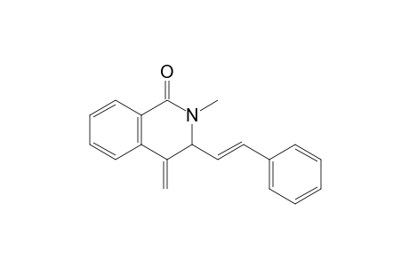(E)-N-Methyl-4-methylene-3-(2'-phenylethenyl)-1,2,3,4-tetrahydroisoquinolinyl-1-one