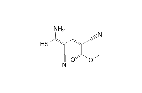 5-Amino-2,4-dicyano-5-mercapto-penta-2,4-dienoic acid ethyl ester